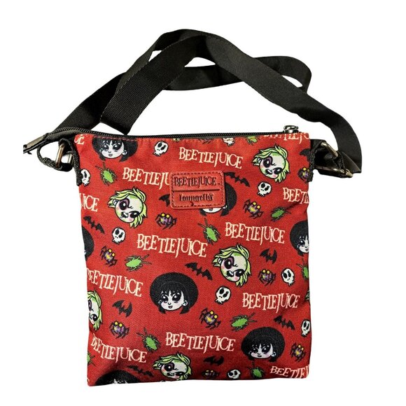 Universal Studios x Loungefly Beetlejuice Lydia Halloween Horror Crossbody - Picture 1 of 11